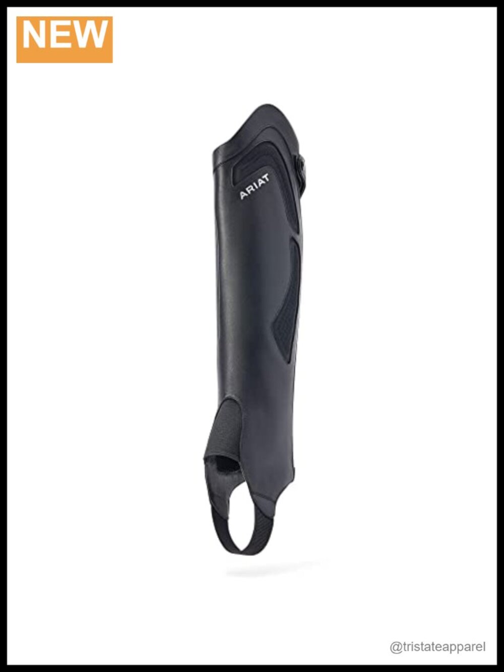 VentTEK Half Chap Equestrian Boot Zip Suede